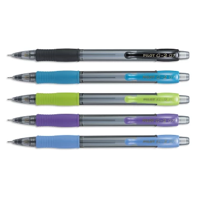 Pilot G-2 Mechanical Pencil 0.7mm Assorted 5/Pack 31776 1 Pilot G-2 Mechanical Pencil 0.7mm Assorted 5/Pack 31776