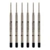 Monteverde Monteverde Ballpoint Pen Refill Broad Point Black Ink 6 Pack (P443BK)