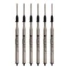 Monteverde Ballpoint Pen Refill Medium Point Black Ink 6 Pack (L133BK)