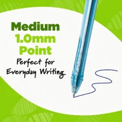 BIC Ecolutions Ocean-Bound Retractable Ballpoint Pens Medium Point Blue Ink Dozen (BPRR11-BLU) 9 BIC Ecolutions Ocean-Bound Retractable Ballpoint Pens Medium Point Blue Ink Dozen (BPRR11-BLU) -Pencil Specialty Store GUEST 11036c5c 05cd 4247 bfd0 64cab30f59ba