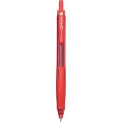 Pilot G-Knock BeGreen Retractable Gel Ink Pen Red Ink .7mm Dozen 31508