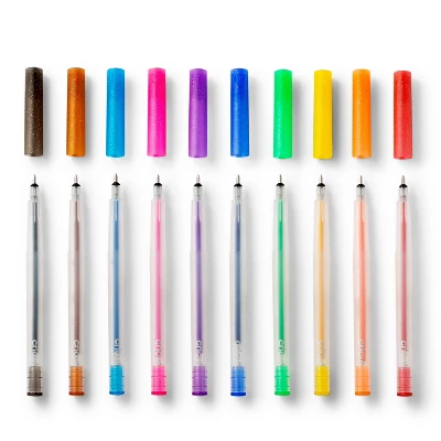 Cricut 10pk Glitter Gel Rainbow Pen Set 1 Cricut 10pk Glitter Gel Rainbow Pen Set