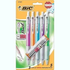Bic Mechanical Pencil Refillable Rubbergrip .9mm 5/PK Assorted MVP51 -Pencil Specialty Store GUEST 22e60cf2 b14b 4c00 b4f2 c7fc34beecc6