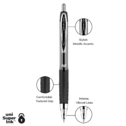 Uni-ball 207 Retractable Gel Pens Medium Point (0.7mm) Black 2431821 -Pencil Specialty Store GUEST 264dce67 b25d 4ad2 877f c7ae82898b4f