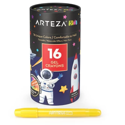 Arteza Kids Twistable Gel Crayons - 16 Pack 2 Arteza Kids Twistable Gel Crayons - 16 Pack - Image 2