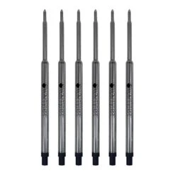 Monteverde Ballpoint Pen Refill Fine Point Black Ink 6 Pack (W423BK)