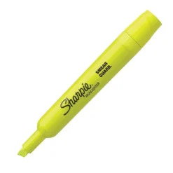 Sharpie Tank Highlighter Chisel Tip Fluorescent Yellow Pack Of 24 (SAN25025-24)
