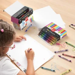 Arteza Kids Wax Crayons, 72 Pieces - 2 Pack