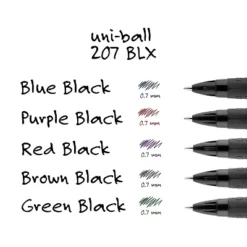 Uni-ball 207 BLX Series Gel Pen .7mm Assorted 4/Pack 1838182 -Pencil Specialty Store GUEST 307b00a3 0c2e 4e2d a2c3 8f8846d30a54