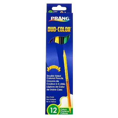 Dixon Prang Duo Colored Pencils Assorted Colors 12/Bundle 12 Bundles (DIX22106-12) 1 Dixon Prang Duo Colored Pencils Assorted Colors 12/Bundle 12 Bundles (DIX22106-12)