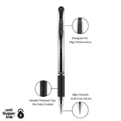 Uni-ball Gel Grip Gel Pens Medium Point Black Ink Dozen (65450) -Pencil Specialty Store GUEST 34e637ca d16f 4ab8 ade7 0b9a3f2824c7
