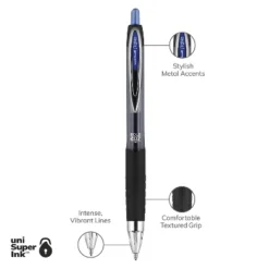 Uni-ball Uniball 207 Retractable Gel Pens Bold Point 1.0mm Blue Ink Dozen (1790896) -Pencil Specialty Store GUEST 450ea2e2 0092 470f a48d 89711799e1a3