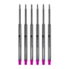 Monteverde Ballpoint Pen Refill Medium Point Pink Ink 6 Pack (W133PK)