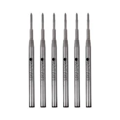 Monteverde Ballpoint Pen Refill Fine Point Black Ink 6 Pack (M423BK)