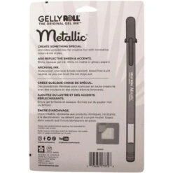 Sakura Gelly Roll Metallic Pens, 1 Mm Tip, Assorted Colors, Set Of 10