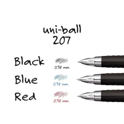 Uni-ball Uniball 207 Retractable Gel Pens Ultra Micro Point 0.38mm Black Ink Dozen (1790922) -Pencil Specialty Store GUEST 544ce8d7 2b5b 4c22 b9d9 7ef195314e56