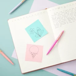 Paper Junkie 12 Pack Inspirational Ballpoint Pens With Motivational, Encouraging Messages, Inspirational Pens For Women (6 Colors)