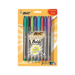 BIC Cristal Xtra Bold Stick Ballpoint Pen Bold 1.6mm Assorted Ink/Barrel 24/Pack MSBAPP241AST 9 BIC Cristal Xtra Bold Stick Ballpoint Pen Bold 1.6mm Assorted Ink/Barrel 24/Pack MSBAPP241AST -Pencil Specialty Store GUEST 569c0f29 f7bf 4dd6 8fee 9b5052ffaebb