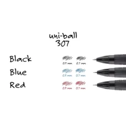 Uni-ball Uniball 307 Retractable Gel Pens Micro Point 0.5mm Black Ink Dozen (1947087) -Pencil Specialty Store GUEST 57365005 b1bc 449a 8330 0ec00490d8e6 1