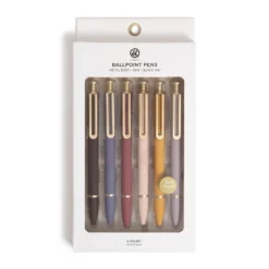 Pencil Specialty Store 22 U Brands 6ct Ballpoint Pens Soft Touch Monterey Cottage Core