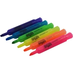 School Smart Highlighter, Chisel Tip, Tank Style, Assorted, Pack Of 48 -Pencil Specialty Store GUEST 6df713b3 9b82 446f b648 54242b2c5d5f