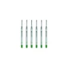 Monteverde Fine Gel Ballpoint Refill For Parker Gel Ballpoint Pens 6/Pack Green P423GN