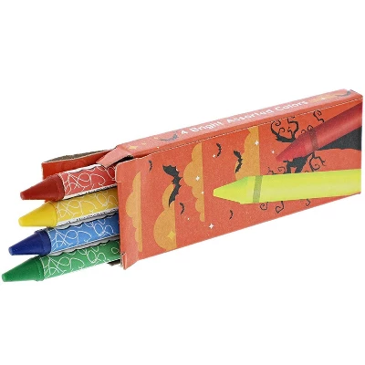 Juvale 30 Pack Halloween Crayons For Kids, Party Favors, Mummy Design (4 Colors) 2 Juvale 30 Pack Halloween Crayons For Kids, Party Favors, Mummy Design (4 Colors) - Image 2