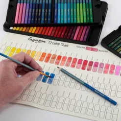 Cezanne Watercolor Pencils Set For Adults, Multicolor, Set Of 72 With DIY Swatch Page, Professional Artist Grade For Drawing, Sketching, Coloring, -Pencil Specialty Store GUEST 72c99cdd 66c6 401a b9e2 d89238547ed0