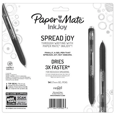 Paper Mate Ink Joy 14pk Gel Pens 0.7mm Medium Tip Multicolored 5 Paper Mate Ink Joy 14pk Gel Pens 0.7mm Medium Tip Multicolored - Image 5