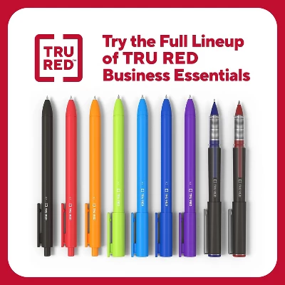 TRU RED Retractable Quick Dry Gel Pens Fine Point 0.5mm Asst TR54491 8 TRU RED Retractable Quick Dry Gel Pens Fine Point 0.5mm Asst TR54491 - Image 8