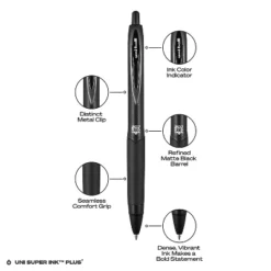 Uni-ball Uniball 207 Plus+ Retractable Gel Pens Medium Point 0.7mm Black Ink 12/Pack (70462) -Pencil Specialty Store GUEST 7e0e87a3 33d6 4a45 8150 016e7434c592