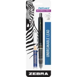 Zebra Mechanical Pencil 0.5 Mm Unbreakable Lead Black 58611