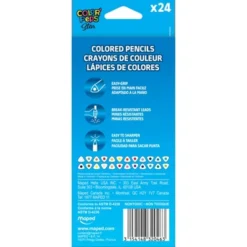 Maped Triangular Colored Pencils, 24 Per Pack, 6 Packs