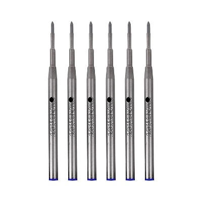 Monteverde Ballpoint Pen Refill Medium Point Blue Ink 6 Pack (M433BU) 1 Monteverde Ballpoint Pen Refill Medium Point Blue Ink 6 Pack (M433BU)