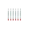 Monteverde Ballpoint Pen Refill Fine Point Red Ink 6 Pack (P423RD)