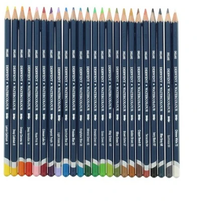 Derwent Watercolor Pencils With Tin, Assorted Colors, Set Of 24 3 Derwent Watercolor Pencils With Tin, Assorted Colors, Set Of 24 - Image 3