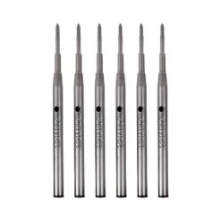 Monteverde Monteverde Ballpoint Pen Refill Broad Point Black Ink 6 Pack (M443BK)