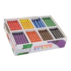 Kaplan Early Learning Jumbo Crayons Class Pack - 200 Per Box