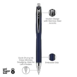 Uni-ball Uni Jetstream RT Ballpoint Pens Fine Point 0.7mm Black Ink Dozen (62152) -Pencil Specialty Store GUEST 9e4928b6 110e 47be a010 95f125cc50f8