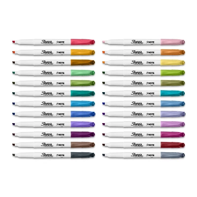 Sharpie S-Note 24pk Creative Marker Highlighters Chisel Tip Multicolored 3 Sharpie S-Note 24pk Creative Marker Highlighters Chisel Tip Multicolored - Image 3