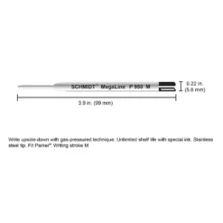 Schmidt Ink Schmidt P950 Megaline Pressurized Ballpoint Refill Fits Parker Ballpoint Pens Medium -Pencil Specialty Store GUEST a6b2783c 33dc 4f5b 8778 410a6eeaf668