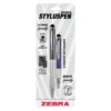 ZEBRA PEN CORP. StylusPen Telescopic Ballpoint Pen/Stylus Black Ink Blue/Gray Barrel 33602