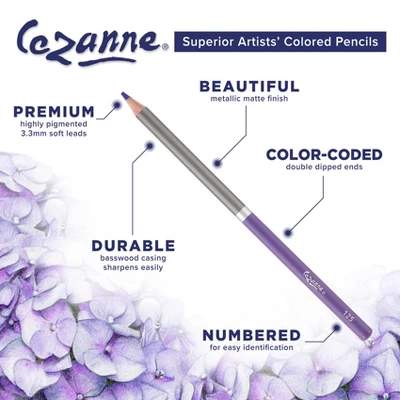 Creative Mark Cezanne Premium Colored Pencils - Highly-Pigmented Drawing Pencils - Coloring Pencils For Drawing, Blending, Coloring, And More - 2 Creative Mark Cezanne Premium Colored Pencils - Highly-Pigmented Drawing Pencils - Coloring Pencils For Drawing, Blending, Coloring, And More - - Image 2