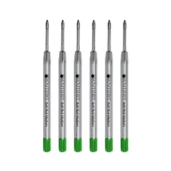 Monteverde Ballpoint Pen Refill Medium Point Green Ink 6 Pack (P133GN)