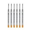 Monteverde Ballpoint Pen Refill Medium Point Orange Ink 6 Pack (P133OR)