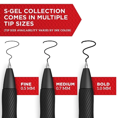 Sharpie S-Gel S-Gel Retractable Gel Pen Bold 1 Mm Blue Ink 2096187 1 Sharpie S-Gel S-Gel Retractable Gel Pen Bold 1 Mm Blue Ink 2096187