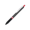 Pentel Oh! Gel Retractable Roller Pen .7mm Black Barrel Red Ink Dozen K497B
