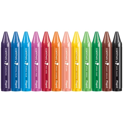 Maped Color'Peps My First Jumbo Triangular Wax Crayons, 12 Per Pack, 6 Packs 3 Maped Color'Peps My First Jumbo Triangular Wax Crayons, 12 Per Pack, 6 Packs - Image 3