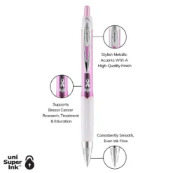 Uni-ball 207 Pink Ribbon RT Retractable Gel Pens Medium Point 751774 -Pencil Specialty Store GUEST bccbb11c c821 4160 a826 79ae271b8182 1