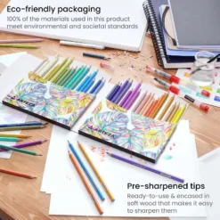 Arteza Pastel Colored Pencils, Set Of 50, Triangular Grip, Pre-Sharpened Coloring Pencils, Art Supplies For Coloring And Drawing -Pencil Specialty Store GUEST c3edb91a 2ca9 4428 9b98 63952a54e495